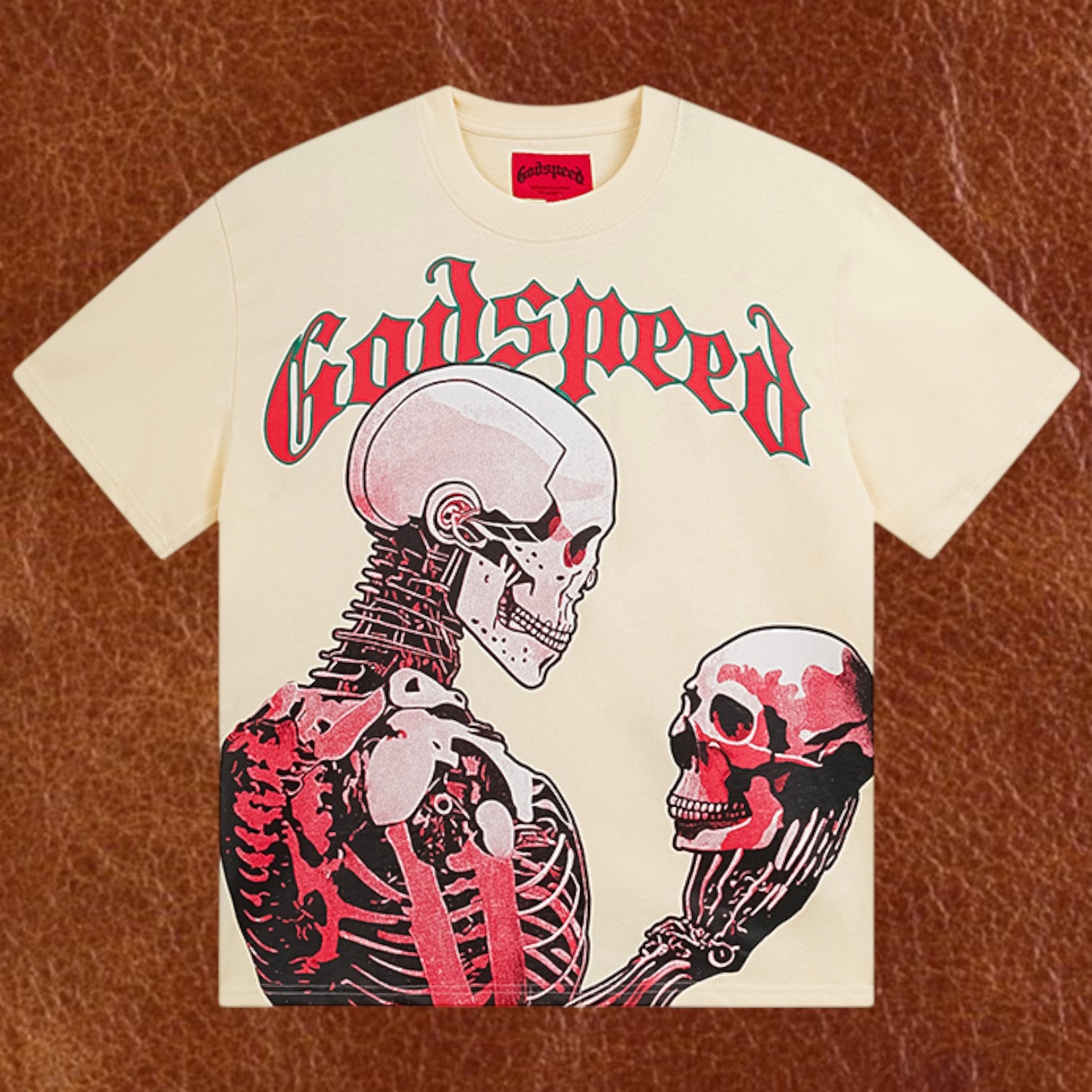 Men's Apricot Short Sleeve Godspeed